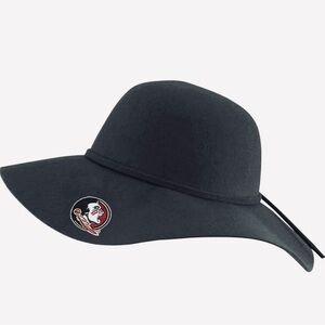 LOGOFIT WOMEN'S SEMINOLE LOGO FLOPPY BRIM WOOL HAT